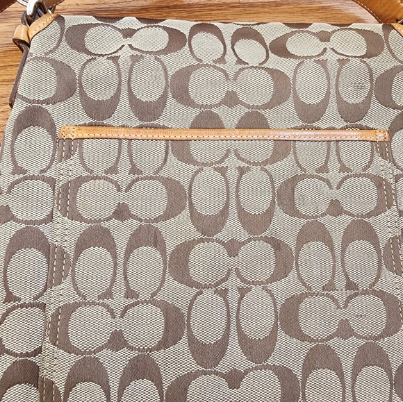 Coach Vintage Canvas Leather Crossbody Purse - Picture 7 of 13